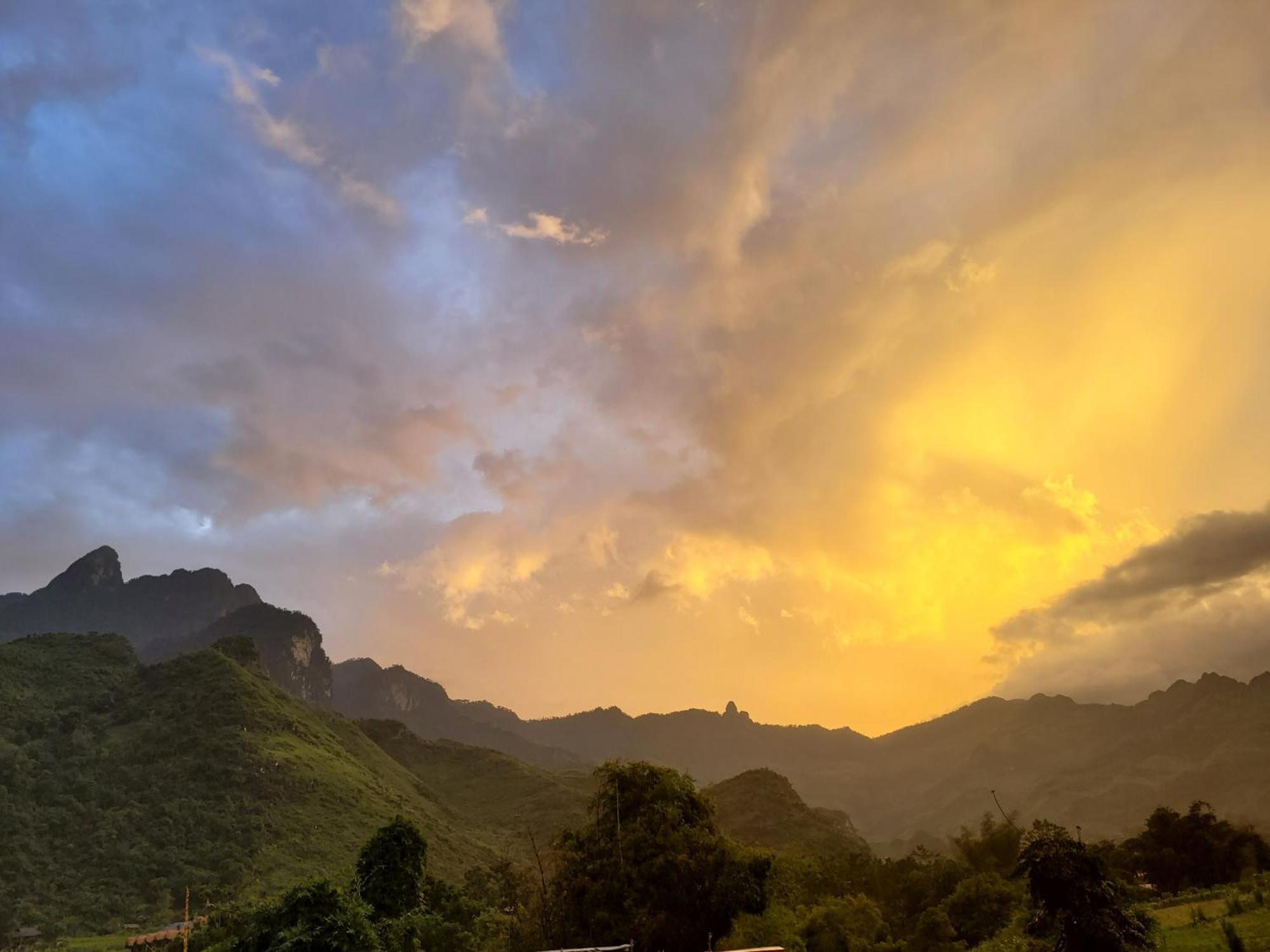 Du Gia View Homestay Lang Cac Bagian luar foto